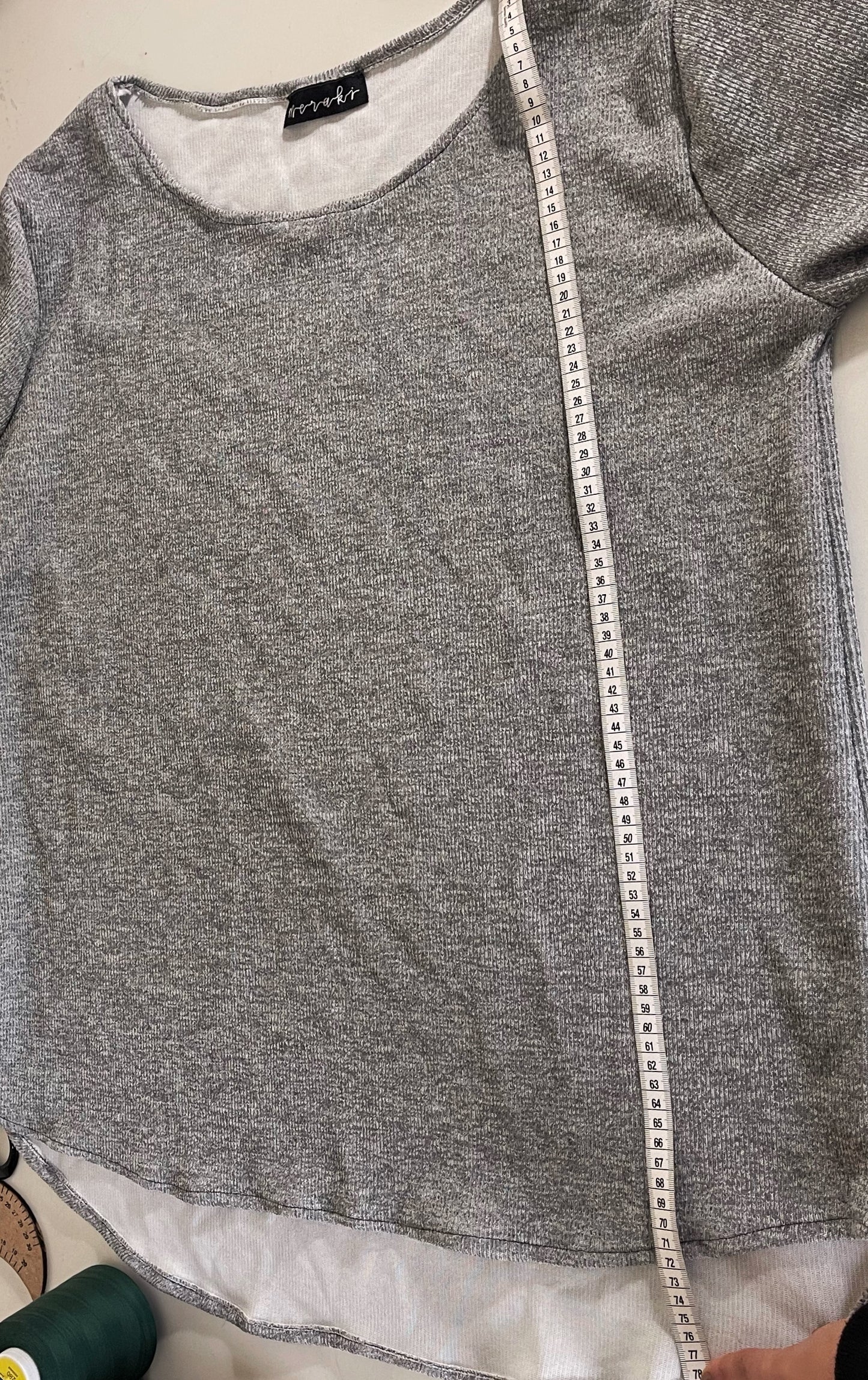 Gray blouse