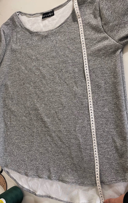Gray blouse